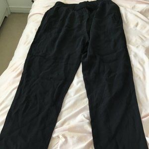 kate spade black elastic waist bow detail pants size small *PLEASE READ*